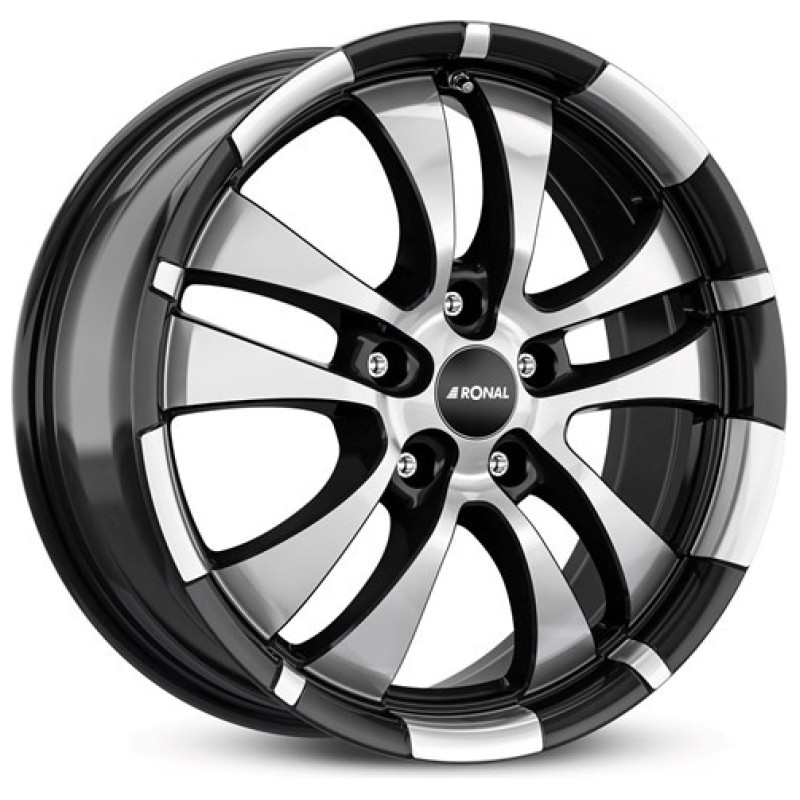 Janta aliaj Ronal R59 7.0x16" 5x110 ET35 JBF - Jetblack-Frontkopiert