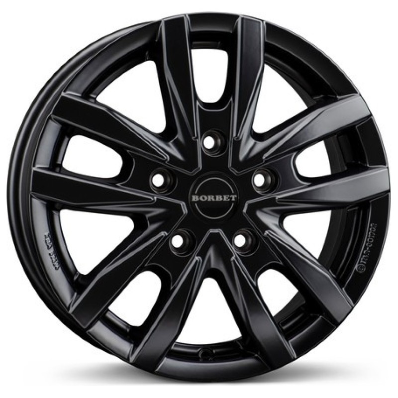 Janta aliaj Borbet CW5 6.5x16" 5x120 ET60 BM - Black Matt