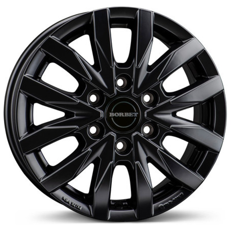 Janta aliaj Borbet CW6 6.5x16" 6x120 ET50 BM - Black Matt