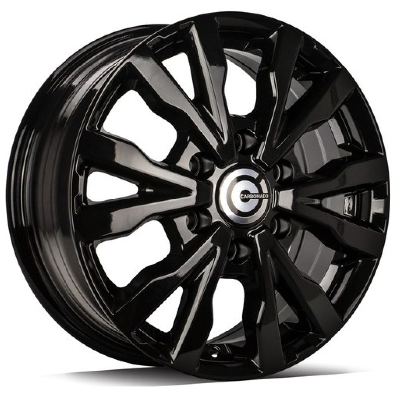 Janta aliaj Carbonado Hero 6.5x16" 6x130 ET54 BG - Black Glossy