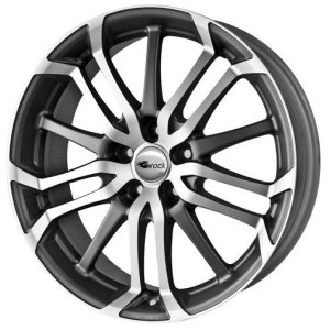 Janta aliaj Brock B26 7.5x17" 5x100 ET38 TMVP - Titan-Matt Front-Poliert