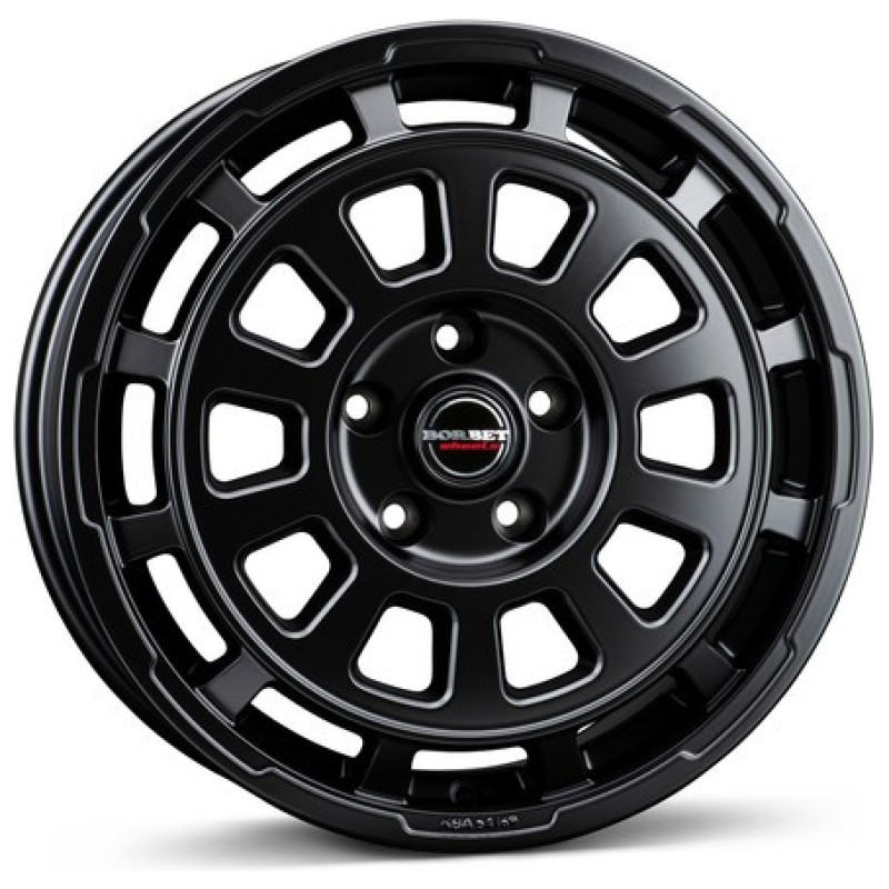 Janta aliaj Borbet CW7 7.0x17" 5x108 ET46 BM - Black Matt