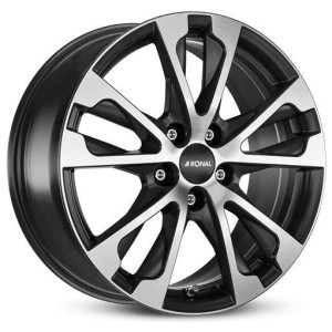 Janta aliaj Ronal R61 7.5x17" 5x108 ET55 JBM - Jetblack-Matt-Frontkopiert