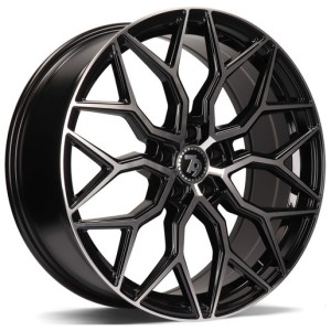 Janta aliaj seventy9 SV-K 7.0x17" 5x112 ET40 BFP - Black Front Polished