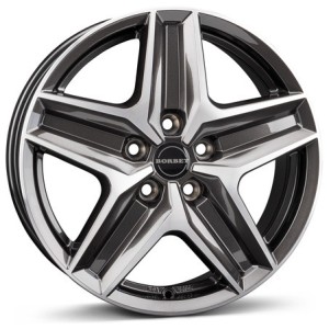Janta aliaj Borbet CWZ 6.0x17" 5x112 ET30 MAGP - Mistral anthracite glossy polished