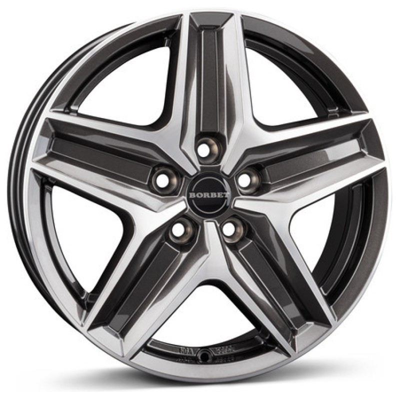Janta aliaj Borbet CWZ 6.0x17" 5x112 ET30 MAGP - Mistral anthracite glossy polished
