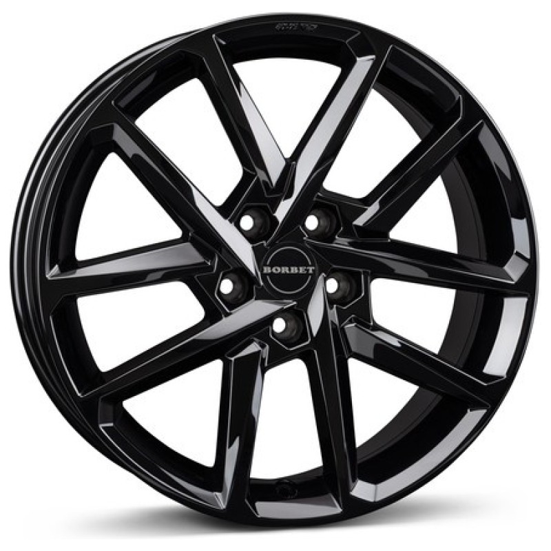 Janta aliaj Borbet N 6.5x17" 5x112 ET46 BG - Black Glossy