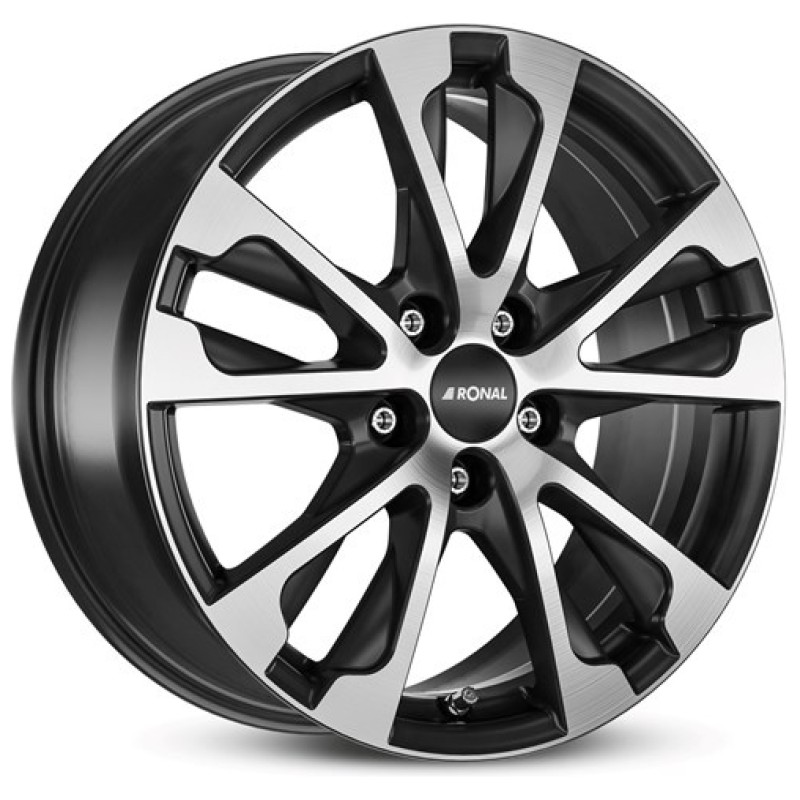 Janta aliaj Ronal R61 7.5x17" 5x112 ET29 JBM - Jetblack-Matt-Frontkopiert