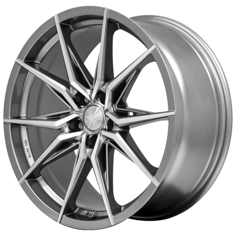 Janta aliaj Brock B42 8.0x18" 5x100 ET35 FGP - ferric grey polished