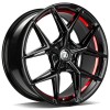 Janta aliaj seventy9 SCF-B 8.0x18" 5x108 ET45 BGRIL- Black Glossy Red Inner Lip