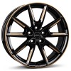 Janta aliaj Borbet LX18 8.0x18" 5x108 ET45 BGGSR - Black Glossy Gold Spoke Rim