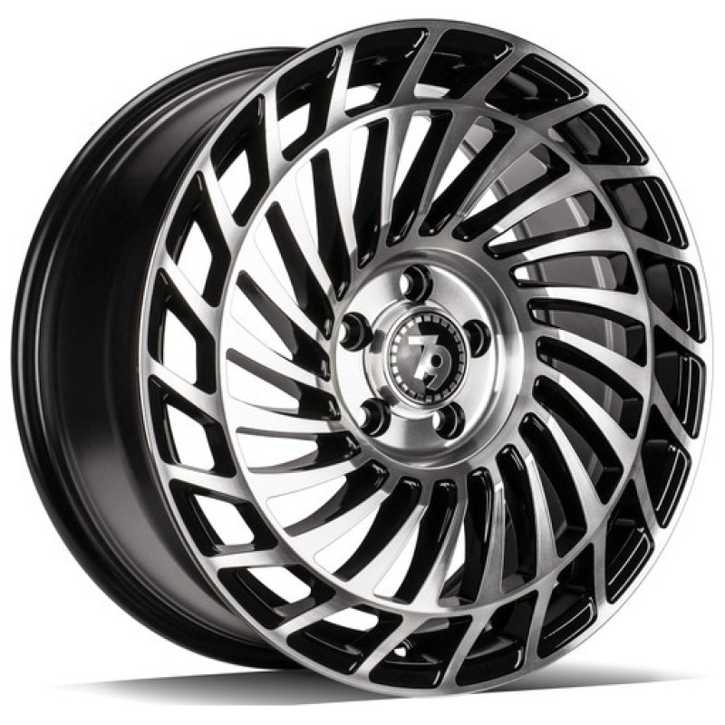 Janta aliaj seventy9 SCF-K 8.0x18" 5x112 ET45 BFP - Black Front Polished