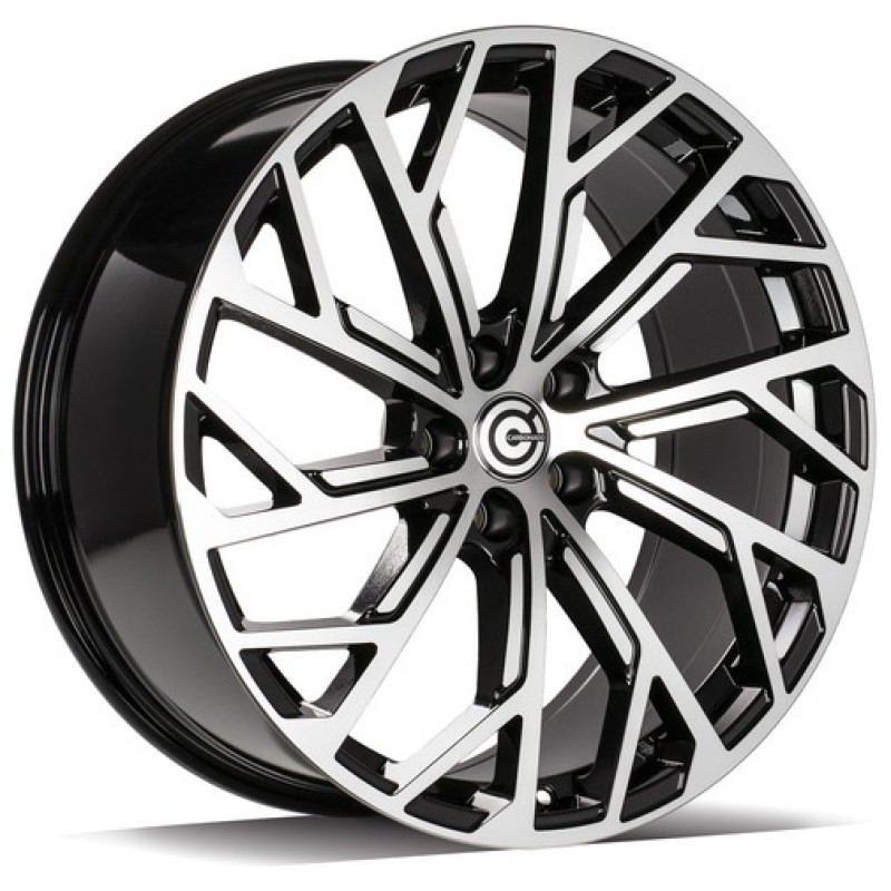 Janta aliaj Carbonado Eldorado 8.0x18" 5x112 ET35 BFP - Black Front Polished