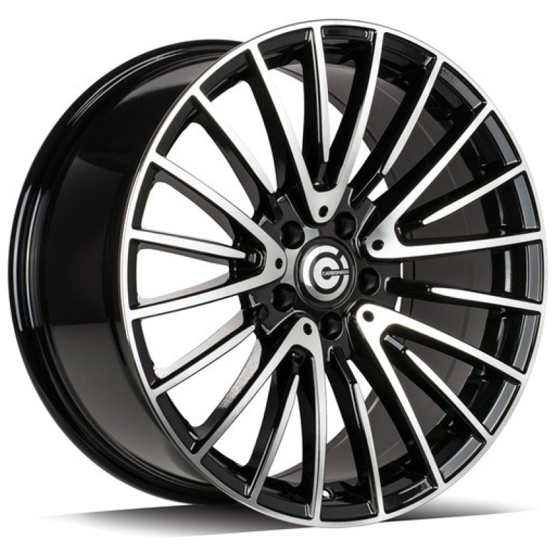 Janta aliaj Carbonado Inex 8.5x18" 5x112 ET35 BFP - Black Front Polished