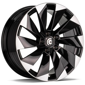 Janta aliaj Carbonado Mask 8.0x18" 5x112 ET40 BFP - Black Front Polished