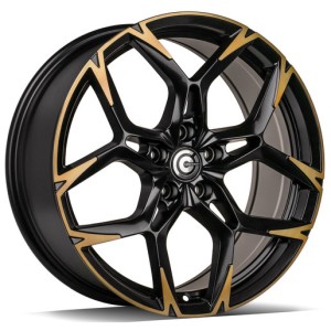 Janta aliaj Carbonado Monster 8.0x18" 5x112 ET40 MBCF - Black Half Matt with Cooper Front