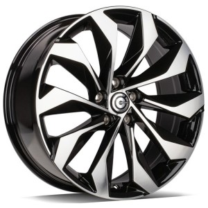 Janta aliaj Carbonado Phantom 7.5x18" 5x112 ET43 BFP - Black Front Polished