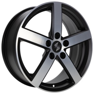 Janta aliaj Diewe Wheels Eros 8.0x18" 5x112 ET30 Black matt full pol.