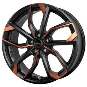 Janta aliaj RC-DESIGN RC34 8.0x18" 5x112 ET40 BOM - Black Orange Matt