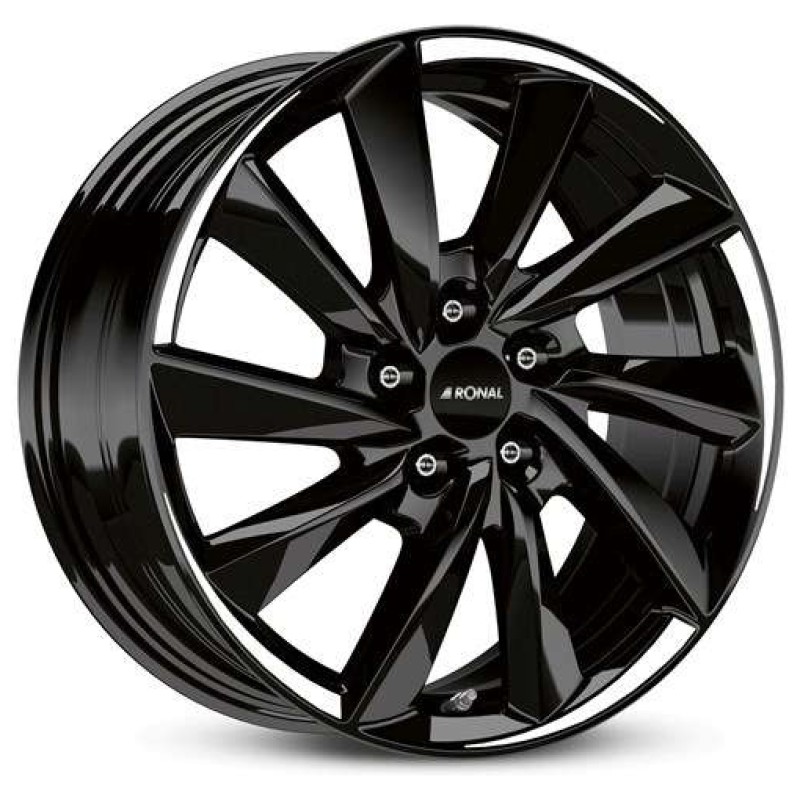 Janta aliaj Ronal R70 7.5x18" 5x112 ET49 JBWT - Jetblack-White Tail