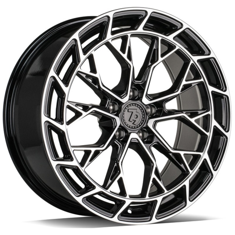Janta aliaj seventy9 SCF-Z 8.0x18" 5x120 ET33 BFP - Black Front Polished