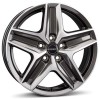Janta aliaj Borbet CWZ 7.5x18" 5x120 ET53 MAGP - Mistral anthracite glossy polished