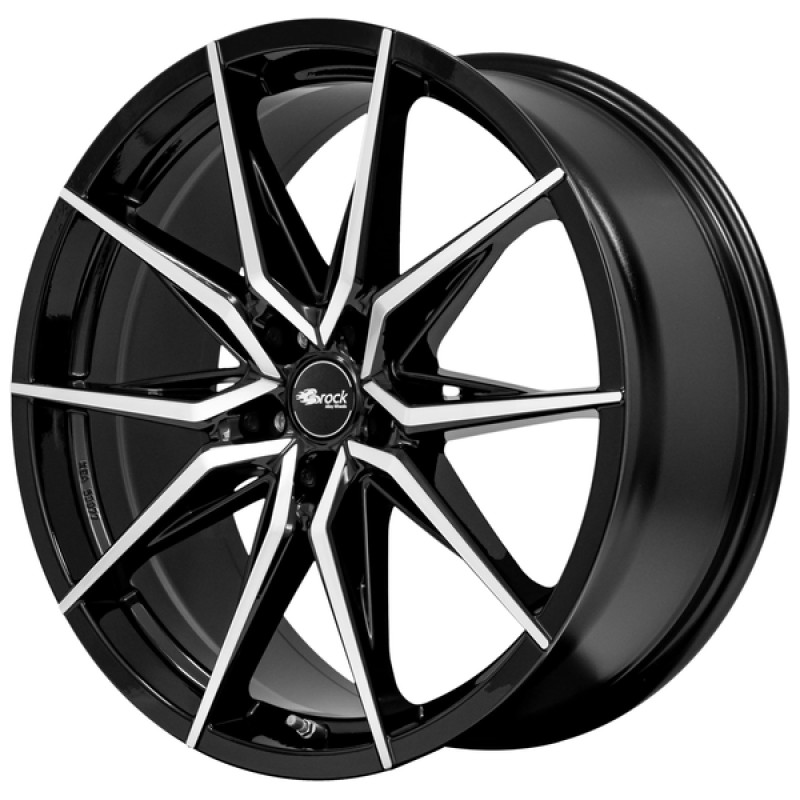 Janta aliaj Brock B42 8.0x18" 5x120 ET34 SGVP - Schwarz Front-Poliert