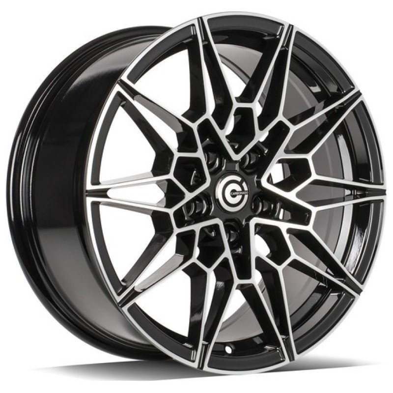 Janta aliaj Carbonado Solid 8.0x18" 5x120 ET30 BFP - Black Front Polished