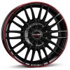Janta aliaj Borbet CW3 7.5x18" 5x160 ET50 BGRR - black glossy red ring