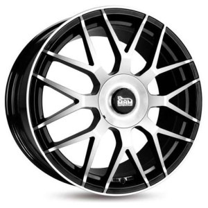 Janta aliaj MAM Leichtmetallräder GT1 8.5x19" 5x100 ET30 BFP - Black Front Polished