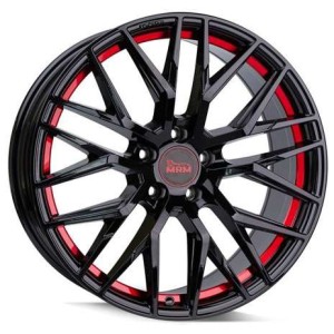 Janta aliaj MAM Leichtmetallräder RS4 8.5x19" 5x108 ET45 BPRI - Black Painted Red Inside