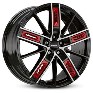 Janta aliaj Ronal R67 8.0x19" 5x108 ET45 JBF - Jetblack-Frontkopiert