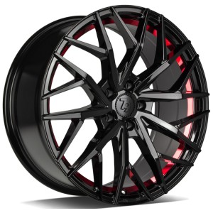 Janta aliaj seventy9 SV-C 8.5x19" 5x112 ET45 BGRIL- Black Glossy Red Inner Lip