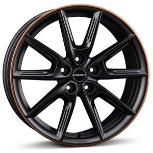 Janta aliaj Borbet LX19 8.0x19" 5x112 ET44 BMRC - Black Matt Rim Copper