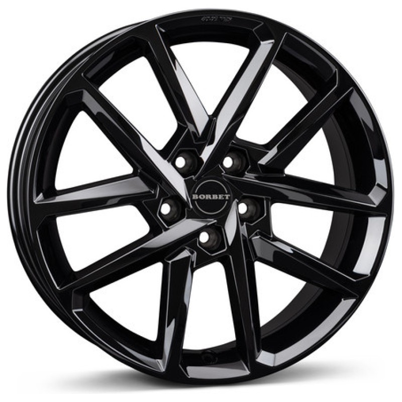 Janta aliaj Borbet N 8.0x19" 5x112 ET44.9 BG - Black Glossy