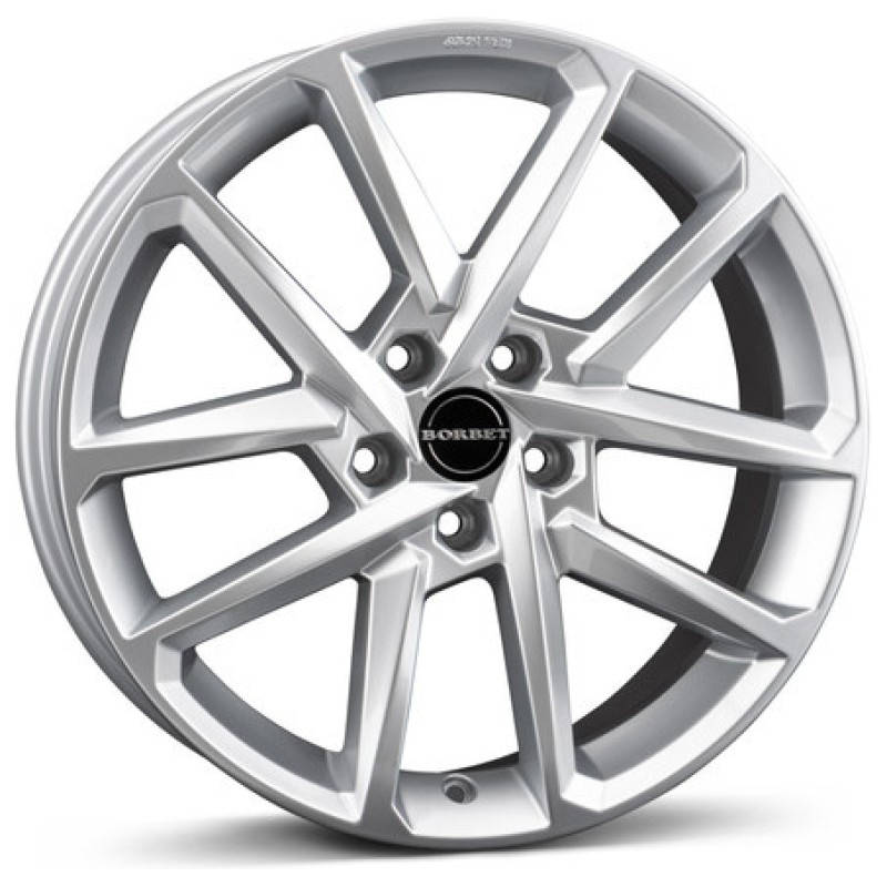 Janta aliaj Borbet N 8.0x19" 5x112 ET44.9 CS - Crystal silver
