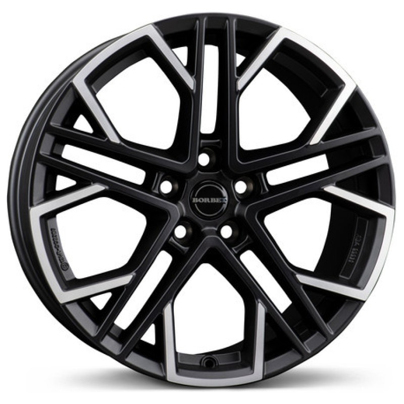 Janta aliaj Borbet XV 8.5x19" 5x112 ET30 BPM - black polished matt