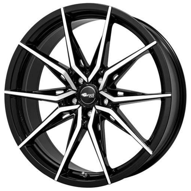 Janta aliaj Brock B42 8.5x19" 5x112 ET42 SGVP - Schwarz Front-Poliert