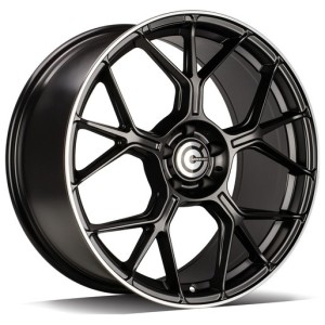 Janta aliaj Carbonado Chief 9.5x19" 5x112 ET45 DMBLP - Matt Black Lip Polished