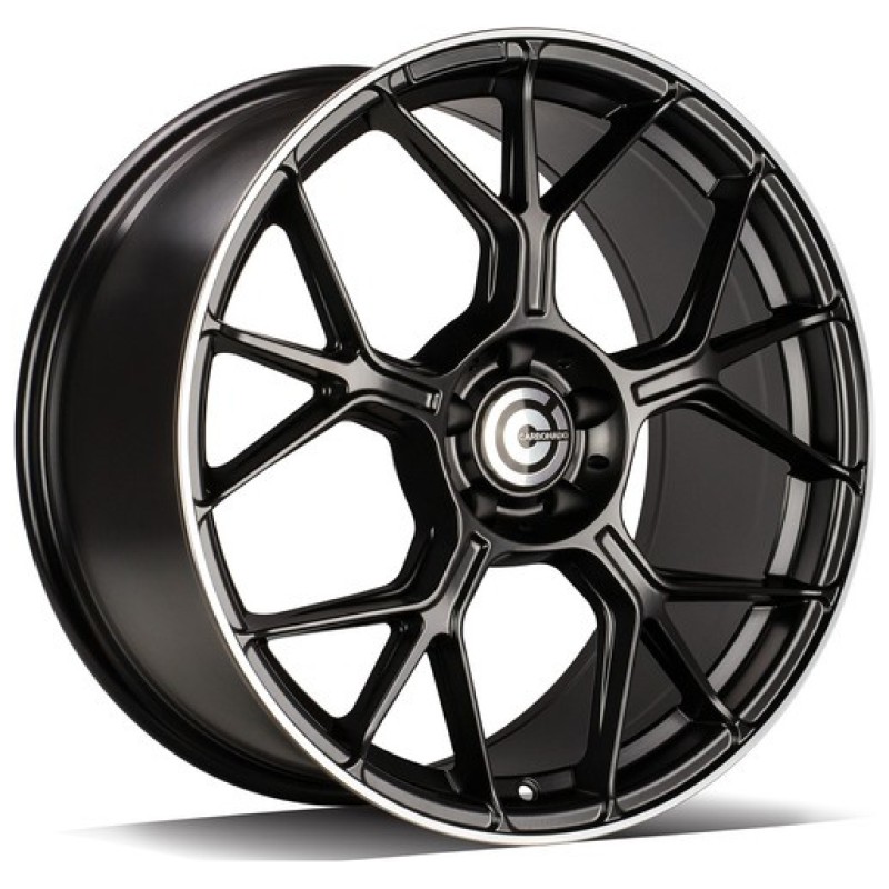 Janta aliaj Carbonado Chief 9.5x19" 5x112 ET45 DMBLP - Matt Black Lip Polished
