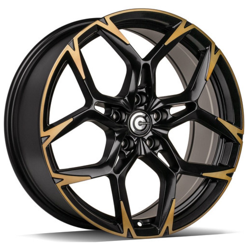 Janta aliaj Carbonado Monster 8.0x19" 5x112 ET40 MBCF - Black Half Matt with Cooper Front