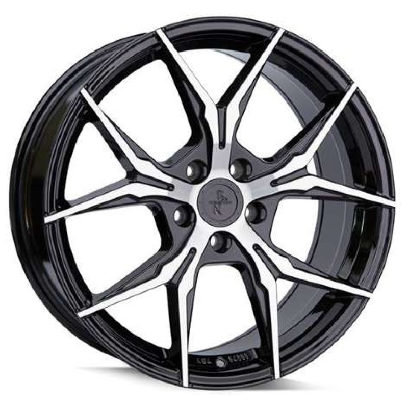 Janta aliaj Keskin Tuning KT19N 8.5x19" 5x112 ET45 BFP - Black Front Polished