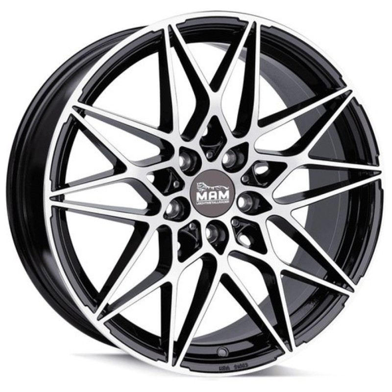 Janta aliaj MAM Leichtmetallräder B2N 8.5x19" 5x112 ET45 BFP - Black Front Polish
