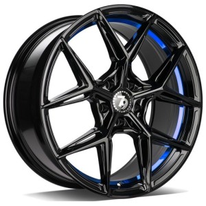 Janta aliaj seventy9 SCF-B 9.5x19" 5x120 ET35 BGBIL - Black Glossy Blue Inner Lip