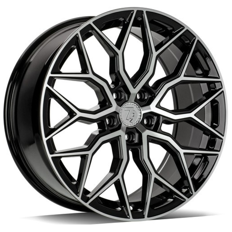 Janta aliaj seventy9 SV-K 8.5x19" 5x120 ET35 BFP - Black Front Polished