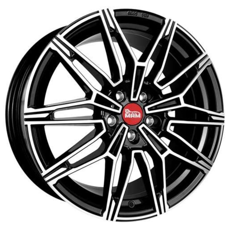 Janta aliaj MAM Leichtmetallräder B3 8.5x19" 5x120 ET20 BFP - Black Front Polish