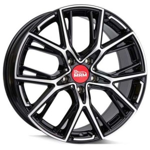 Janta aliaj MAM Leichtmetallräder B4 8.5x19" 5x120 ET40 BFP - Black Front Polished