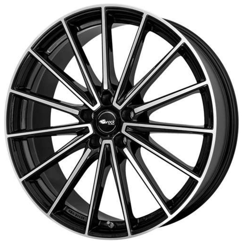 Janta aliaj Brock B43 8.0x20" 5x112 ET45 SGVP - Schwarz Front-Poliert