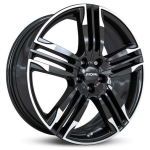 Janta aliaj Ronal R58 8.0x20" 5x112 ET35 MCR - Jetblack-White Rim