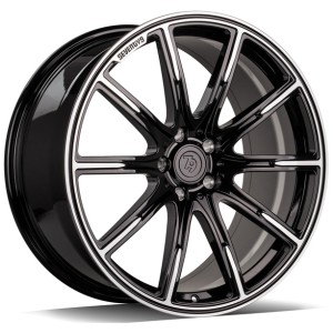 Janta aliaj seventy9 MF.11 8.5x20" 5x112 ET30 BFP - Black Front Polished